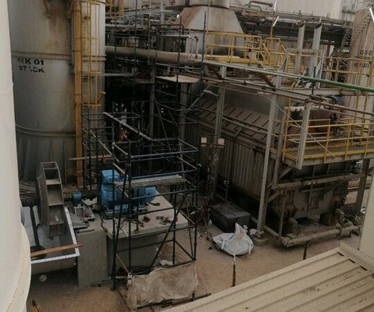 Construction of ALOSRA Sugar factory 1